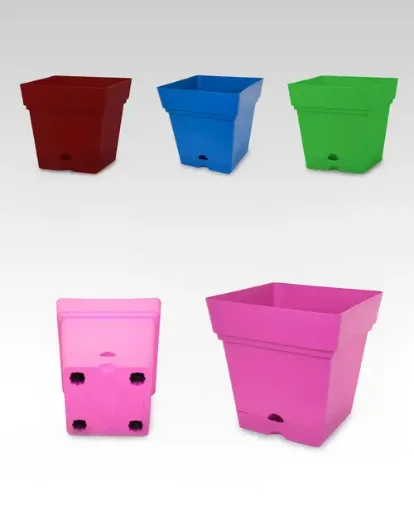 اصيص ملون مربع 20 سم